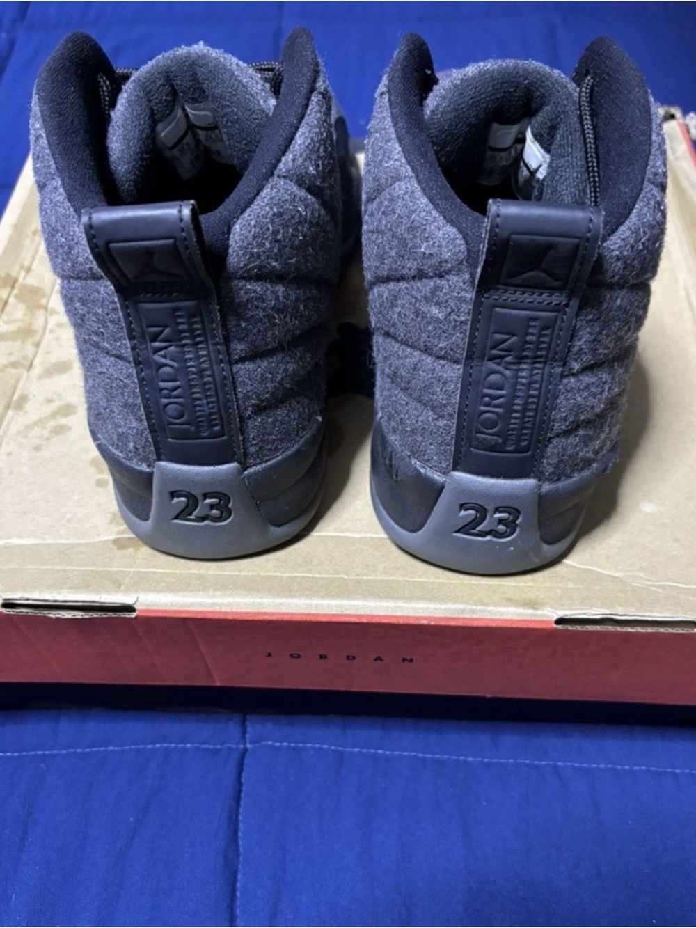 Air Jordan 12 Retro Wool Size 10.5 - Picture 4 of 8